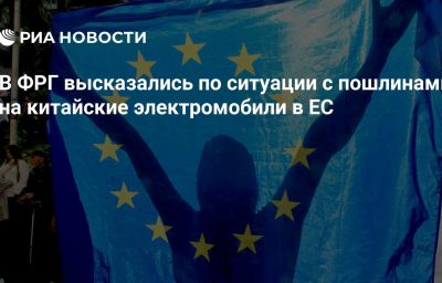 В ФРГ высказались по ситуации с пошлинами на китайские электромобили в ЕС