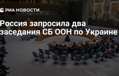 Россия запросила два заседания СБ ООН по Украине