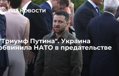 "Триумф Путина". Украина обвинила НАТО в предательстве