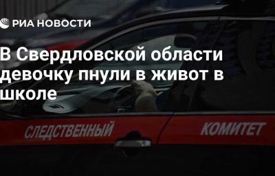 В Свердловской области девочку пнули в живот в школе