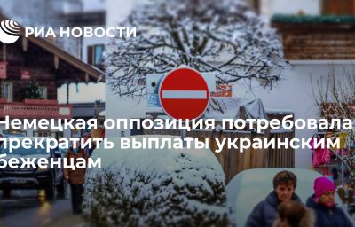 Немецкая оппозиция потребовала прекратить выплаты украинским беженцам