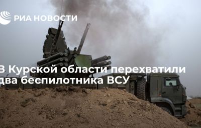 В Курской области перехватили два беспилотника ВСУ