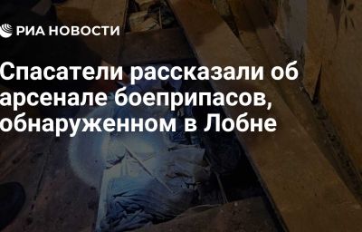 Спасатели рассказали об арсенале боеприпасов, обнаруженном в Лобне