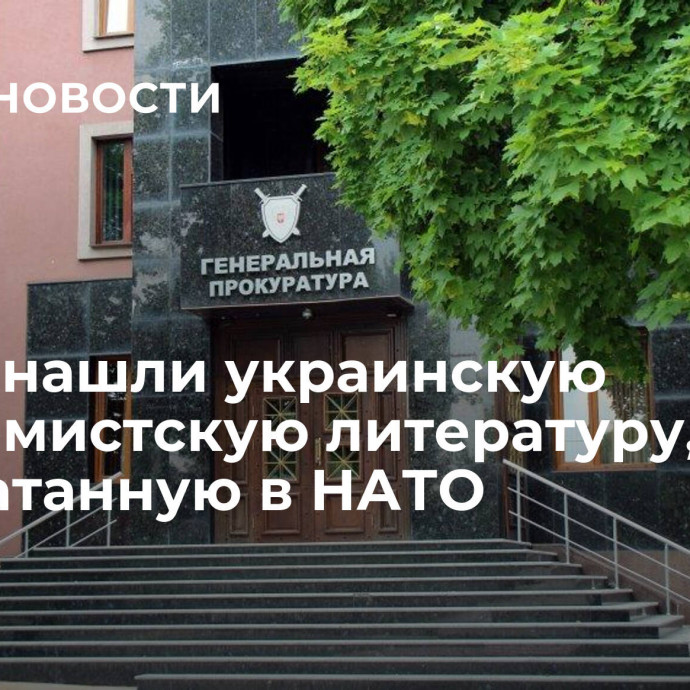 В ДНР нашли украинскую экстремистскую литературу, напечатанную в НАТО