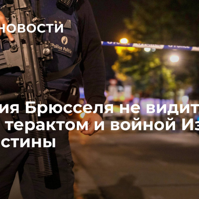 Полиция Брюсселя не видит связи между терактом и войной Израиля и Палестины