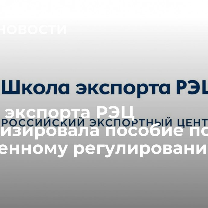 Школа экспорта РЭЦ актуализировала пособие по таможенному регулированию