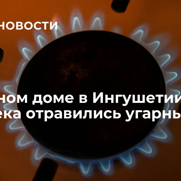 В частном доме в Ингушетии три человека отравились угарным газом