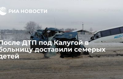 После ДТП под Калугой в больницу доставили семерых детей