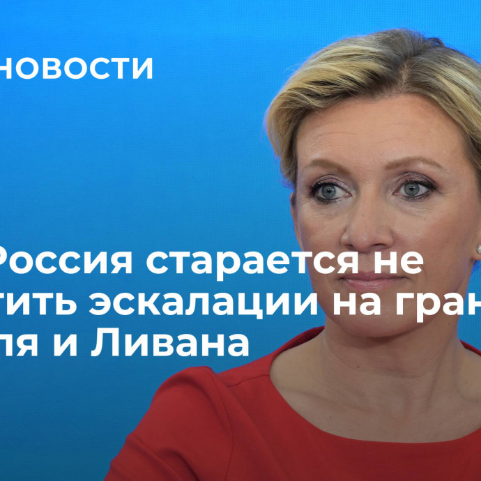 МИД: Россия старается не допустить эскалации на границе Израиля и Ливана