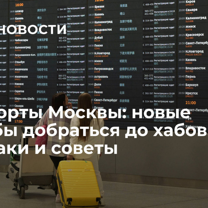 Аэропорты Москвы: новые способы добраться до хабов, лайфхаки и советы