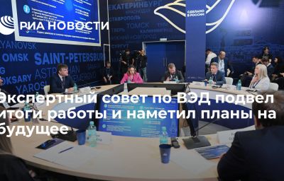 Экспертный совет по ВЭД подвел итоги работы и наметил планы на будущее