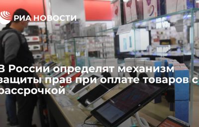 В России определят механизм защиты прав при оплате товаров с рассрочкой