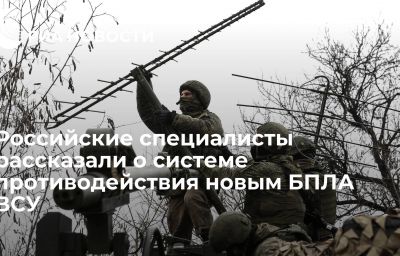 Российские специалисты рассказали о системе противодействия новым БПЛА ВСУ