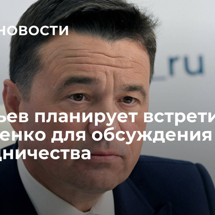 Воробьев планирует встретиться с Лукашенко для обсуждения сотрудничества