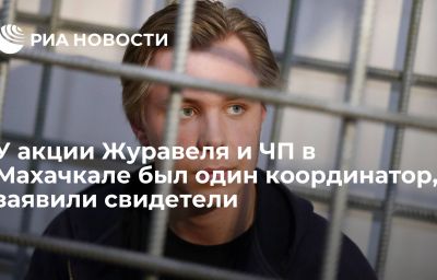 У акции Журавеля и ЧП в Махачкале был один координатор, заявили свидетели