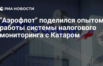 "Аэрофлот" поделился опытом работы системы налогового мониторинга с Катаром