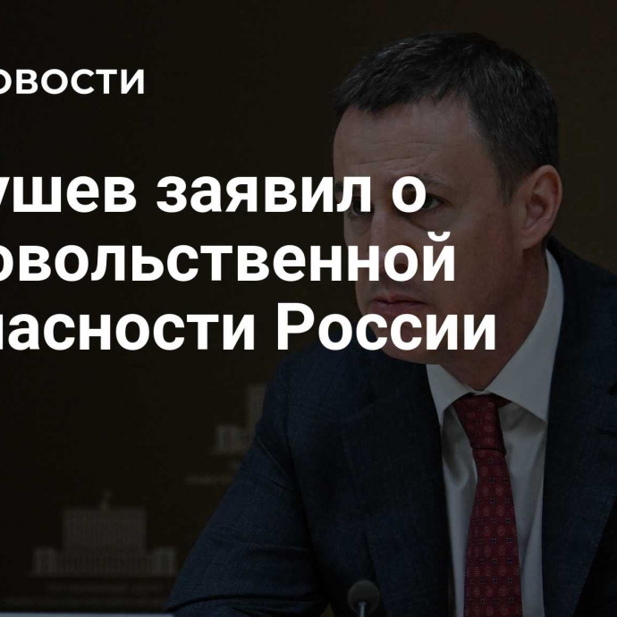 Патрушев заявил о продовольственной безопасности России