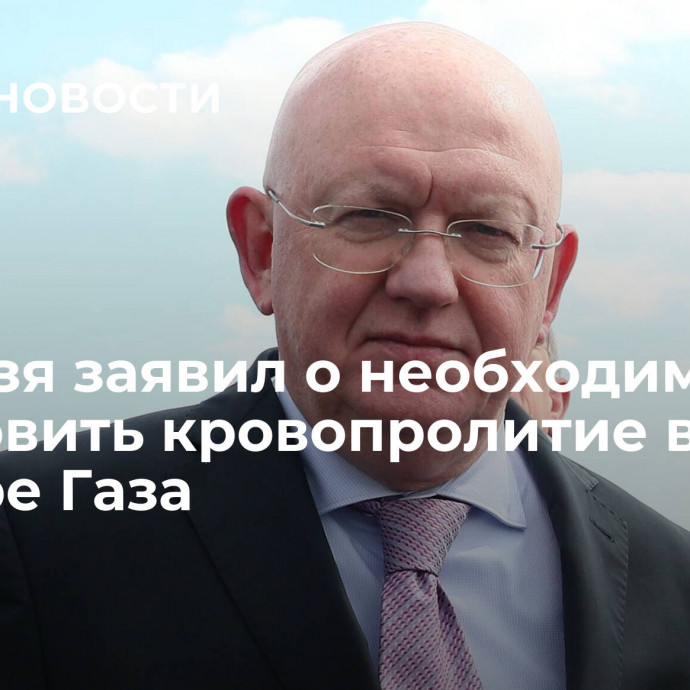 Небензя заявил о необходимости остановить кровопролитие в секторе Газа