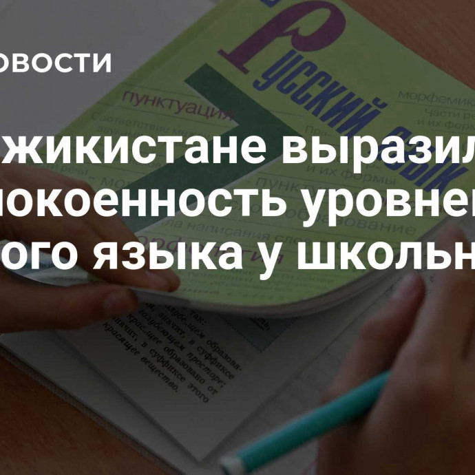 В Таджикистане выразили обеспокоенность уровнем русского языка у школьников