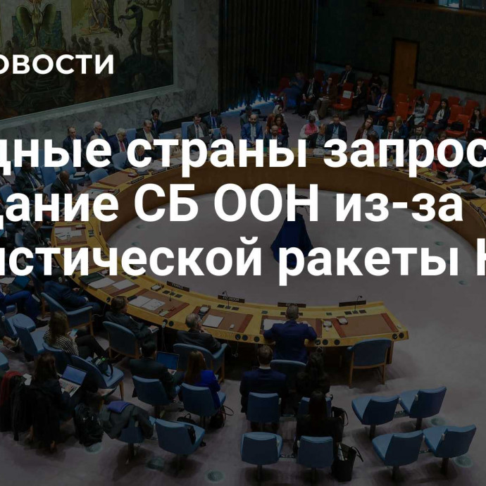 Западные страны запросили заседание СБ ООН из-за баллистической ракеты КНДР