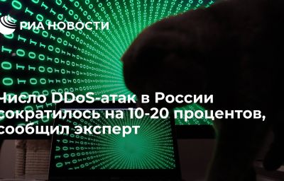 Число DDoS-атак в России сократилось на 10-20 процентов, сообщил эксперт