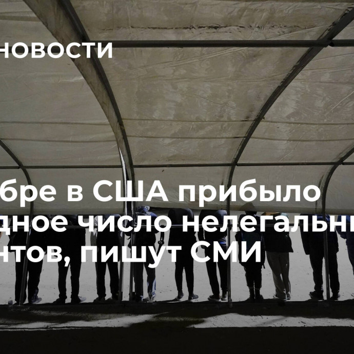 В декабре в США прибыло рекордное число нелегальных мигрантов, пишут СМИ