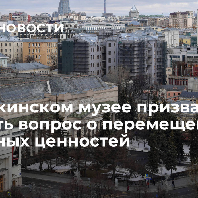 В Пушкинском музее призвали поднять вопрос о перемещении музейных ценностей