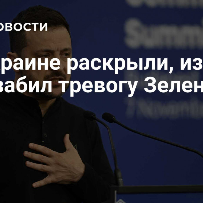 На Украине раскрыли, из-за чего забил тревогу Зеленский