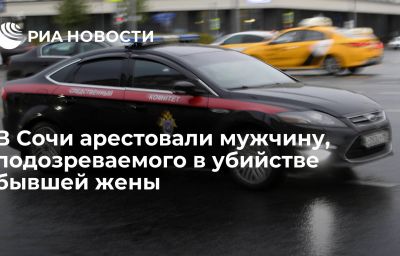 В Сочи арестовали мужчину, подозреваемого в убийстве бывшей жены