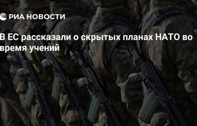 В ЕС рассказали о скрытых планах НАТО во время учений