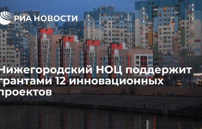 Нижегородский НОЦ поддержит грантами 12 инновационных проектов