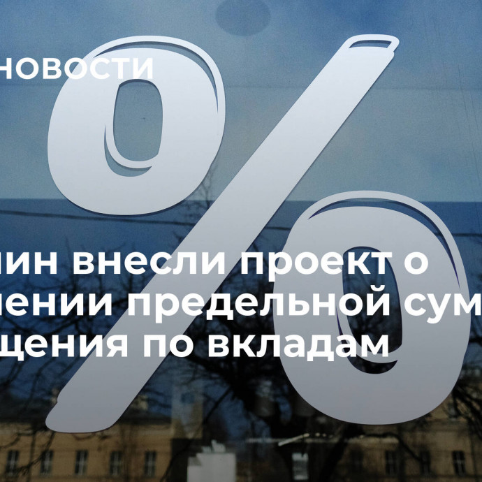 В кабмин внесли проект о повышении предельной суммы возмещения по вкладам