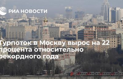 Турпоток в Москву вырос на 22 процента относительно рекордного года