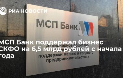 МСП Банк поддержал бизнес СКФО на 6,5 млрд рублей с начала года