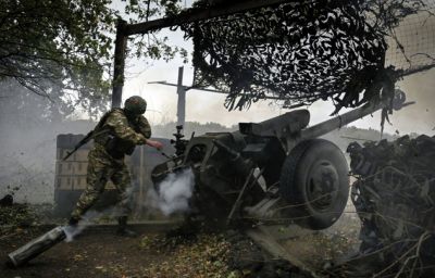 Российские гаубицы Д-30 ударили по укрепрайону ВСУ на донецком направлении