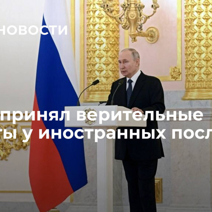 Путин принял верительные грамоты у иностранных послов