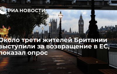 Около трети жителей Британии выступили за возвращение в ЕС, показал опрос