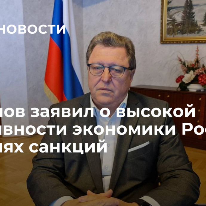 Гаврилов заявил о высокой адаптивности экономики России в условиях санкций