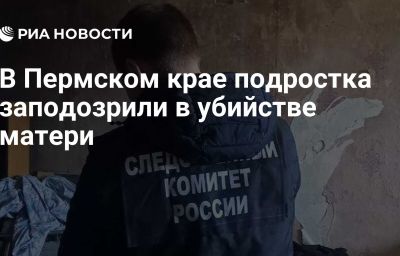 В Пермском крае подростка заподозрили в убийстве матери