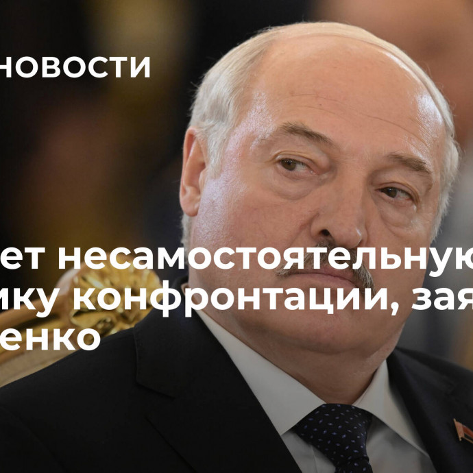 ЕС ведет несамостоятельную политику конфронтации, заявил Лукашенко