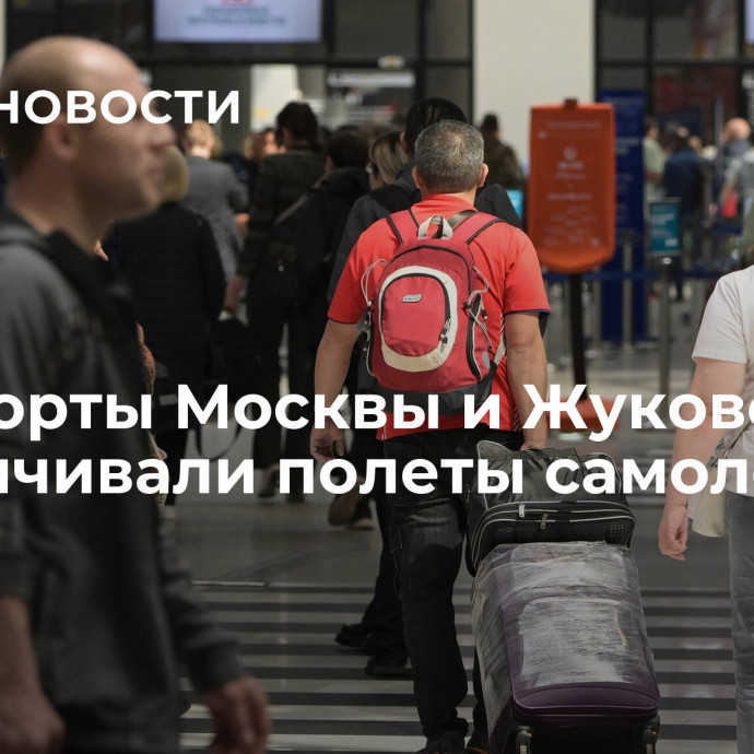 Аэропорты Москвы и Жуковский ограничивали полеты самолетов