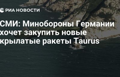 СМИ: Минобороны Германии хочет закупить новые крылатые ракеты Taurus