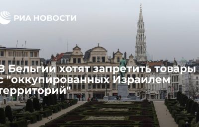 В Бельгии хотят запретить товары с "оккупированных Израилем территорий"