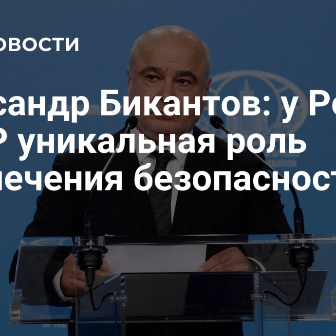 Александр Бикантов: у России в ЦАР уникальная роль обеспечения безопасности