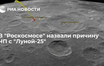 В "Роскосмосе" назвали причину ЧП с "Луной-25"