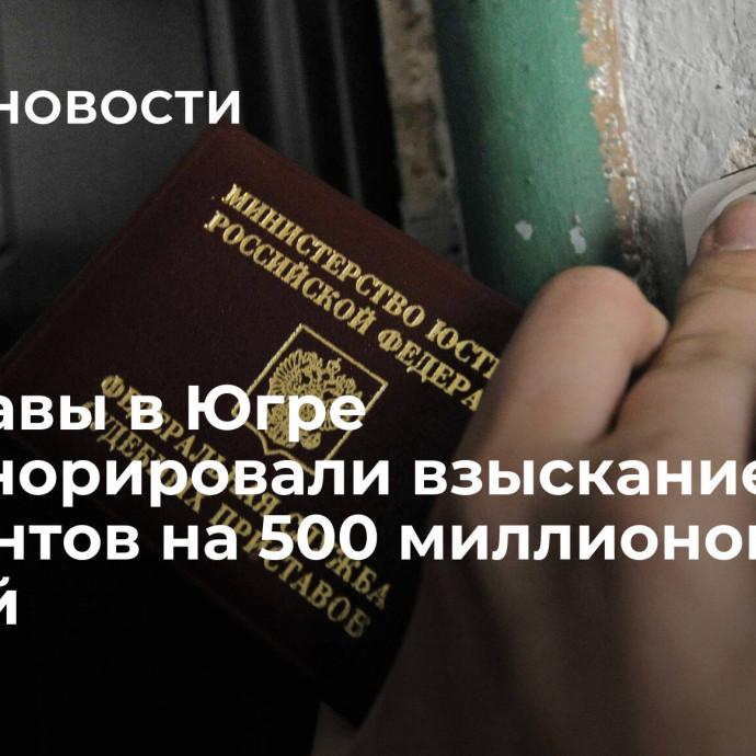 Приставы в Югре проигнорировали взыскание алиментов на 500 миллионов рублей