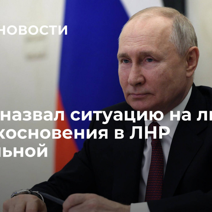 Путин назвал ситуацию на линии соприкосновения в ЛНР стабильной