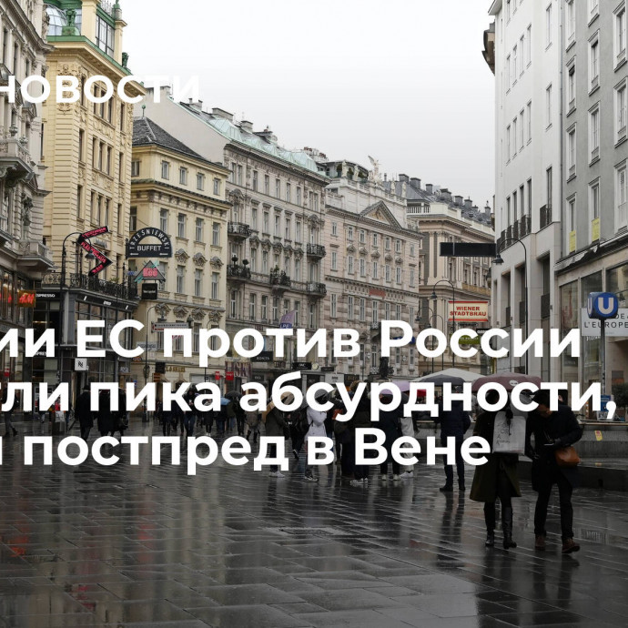 Санкции ЕС против России достигли пика абсурдности, заявил постпред в Вене