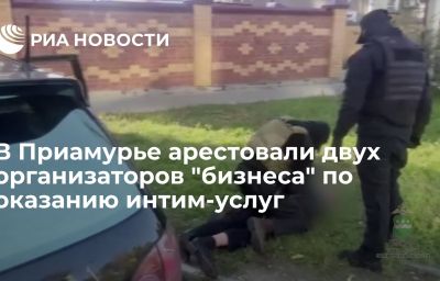 В Приамурье арестовали двух организаторов "бизнеса" по оказанию интим-услуг