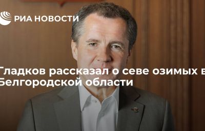 Гладков рассказал о севе озимых в Белгородской области